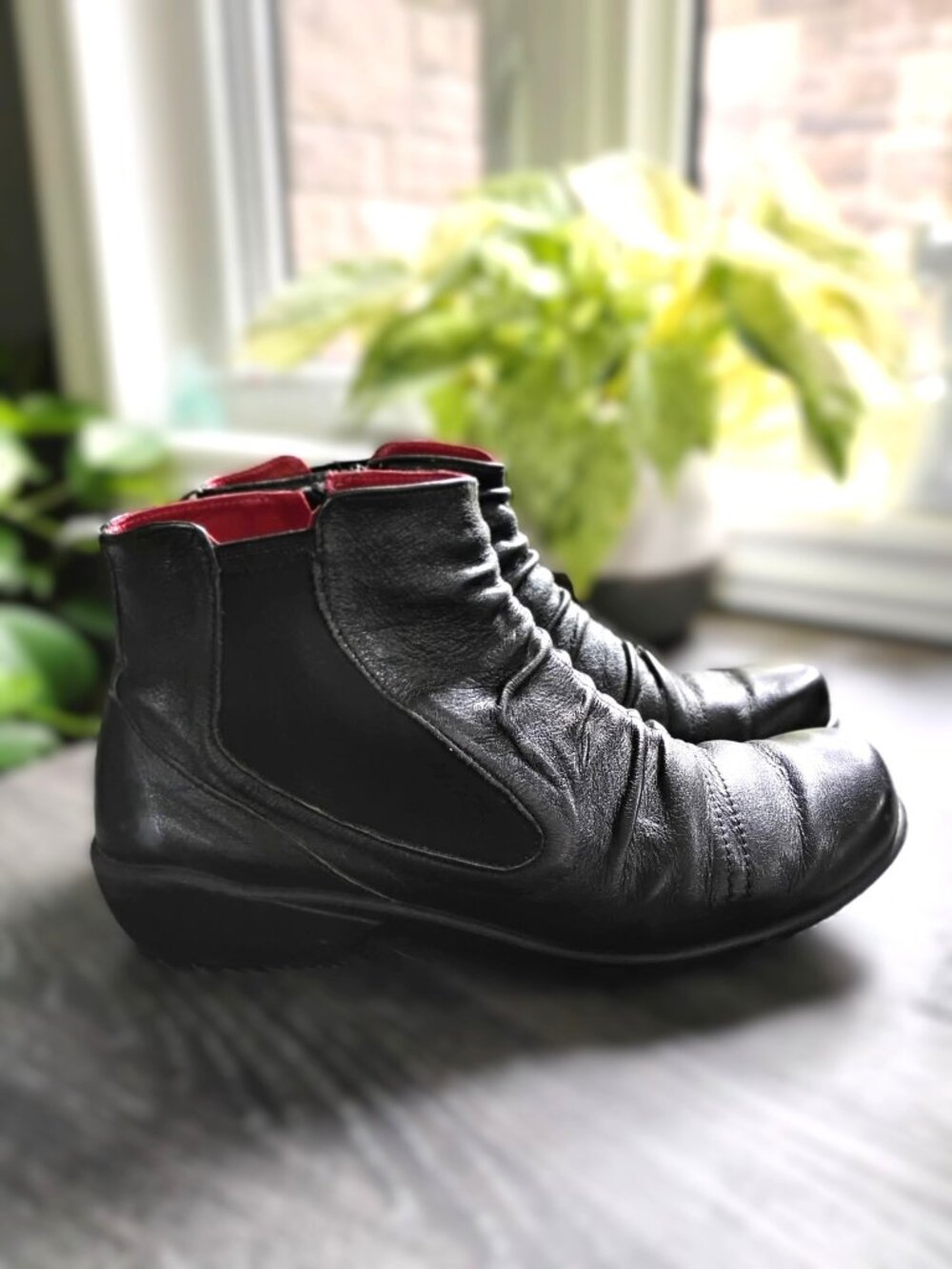 Romika Slouch/Ruched Ankle Boots
